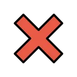 Cross Mark SVG Icon